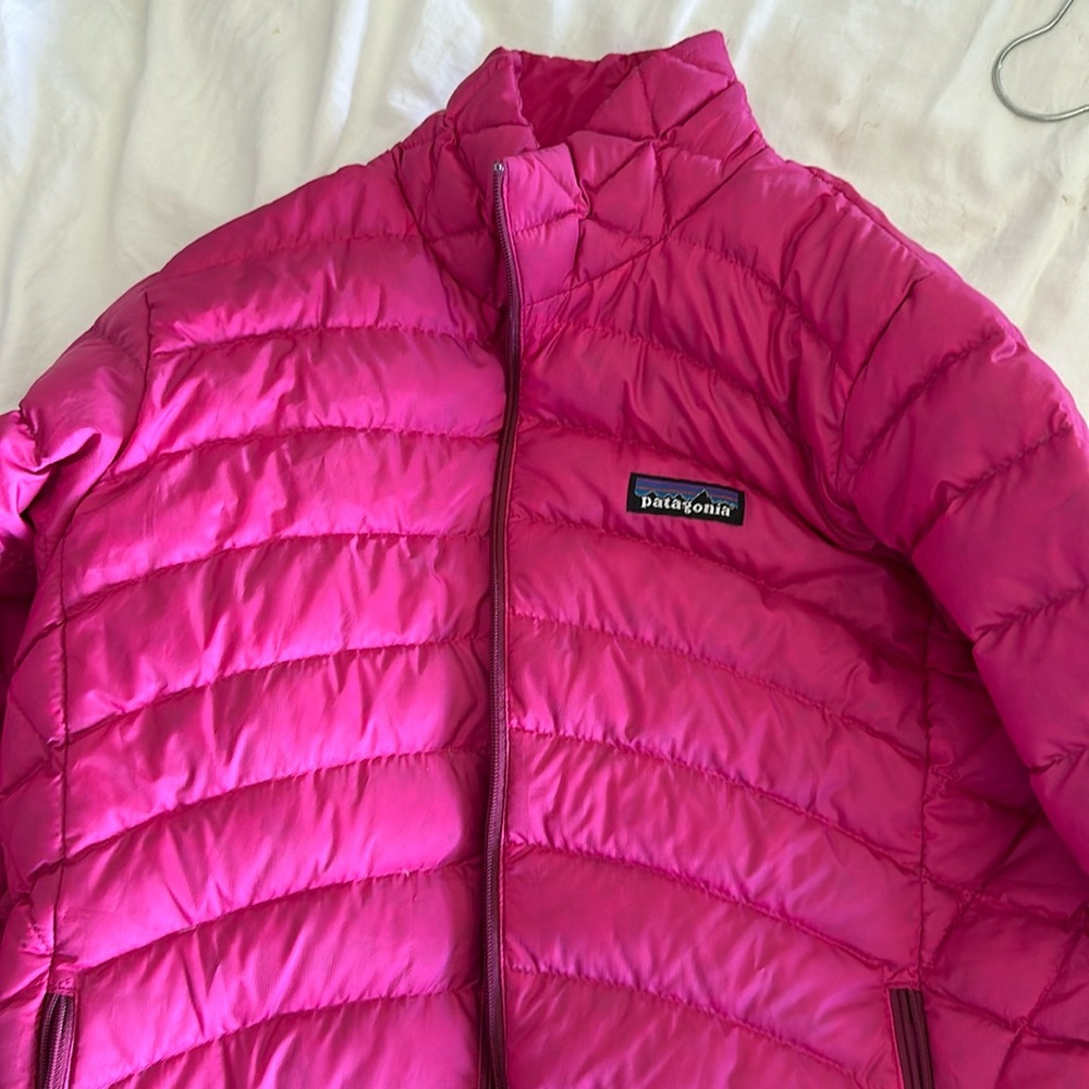 Hot pink Patagonia jacket!